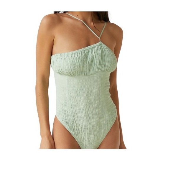 Urban Outfitters Out From Under Natalia Smocked Bodysuit size XS - Picture 1 of 6